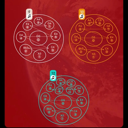 Handpan Mandala (Deluxe) 9/10/12 notes